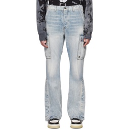 Blue Flared Jeans 231886M186030