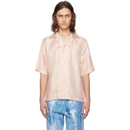 Pink Staggered Shirt 241886M192039