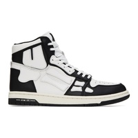 Black & White Skel Top Hi Sneakers 232886M236003