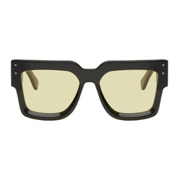 Black Jumbo MA Sunglasses 241886M134001