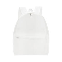 White TPU Backpack 241436M166000
