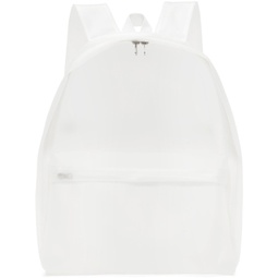 White TPU Backpack 241436M166000