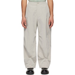 Gray Fatigue Trousers 241436M191002