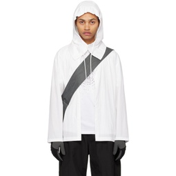 White Hooded Shirt 241436M202003