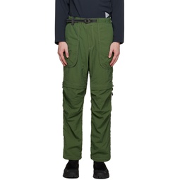 Green Two Way Trousers 232817M191004