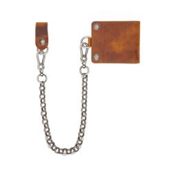 Brown Oro Keychain Card Holder 241375M163000