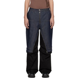 Indigo   Black Milly Jeans 241375M186010