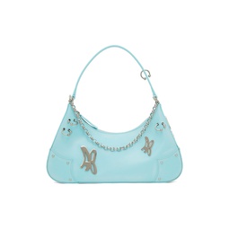 Blue Butterfly AB Logo Chain Bag 231375F048001