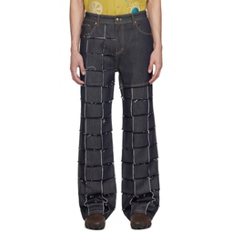 Indigo New Patchwork Jeans 241375M186005
