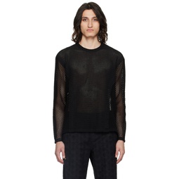 Black Dellen Sweater 241375M201001