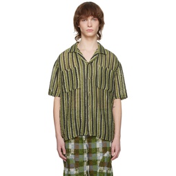 Green Sheer Shirt 231375M192004