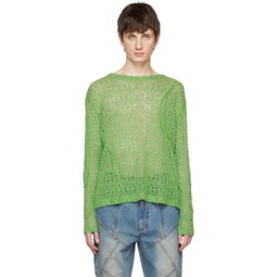 Green Watton Sweater 231375M201004