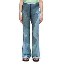Blue Polyester Lounge Pants 221375F086005