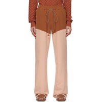 SSENSE Exclusive Brown Trousers 231112M191000
