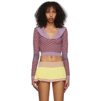 SSENSE Exclusive Purple Sweater 221112F110005