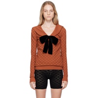 SSENSE Exclusive Brown Sweater 232112F096003