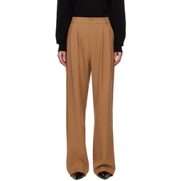 Tan Carrie Trousers 241092F087002