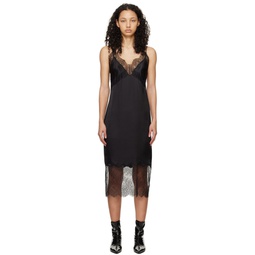Black Amelie Midi Dress 241092F054001