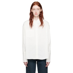 White Maxine Shirt 241092F109000