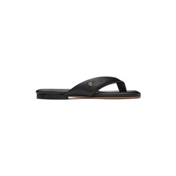Black Viola Sandals 241092F124010