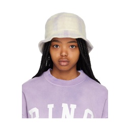 Off White   Purple Cami Bucket Hat 231092F015002