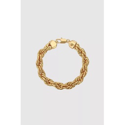 Twist Rope Bracelet - Gold