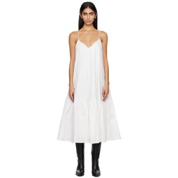 White Avarie Midi Dress 241092F054003