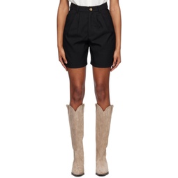 Black Carrie Shorts 232092F088000