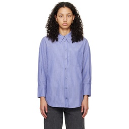 Blue Mika Shirt 241092F109005