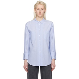 Blue Catherine Shirt 241092F109006