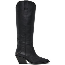 Black Tall Tania Boots 241092F115002