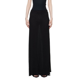 Black Tana Maxi Skirt 241378F093004