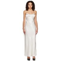 White Lidi Maxi Dress 231200F055003