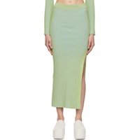 Green Sophie Midi Skirt 222542F092005