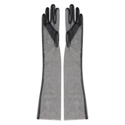 Black Long Gloves 241894F012000