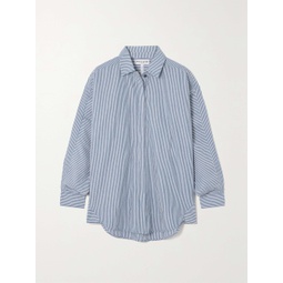 APIECE APART Kaarina striped organic cotton-poplin shirt