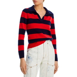 Stripe Polo Cashmere Sweater - 100% Exclusive