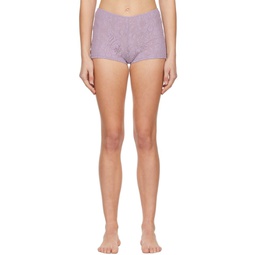 Purple Guinevere Boy Shorts 221713F072002
