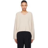 Beige Angelsey Cashmere Sweater 241449F100006