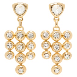Gold Crystal Chandelier Earrings 241372F022005