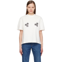 White Flower T-Shirt 241372F110009