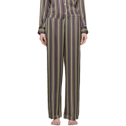 Purple Elasticized Pyjama Shorts 231283F079005