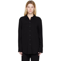 Black London Pyjama Shirt 222283F079000