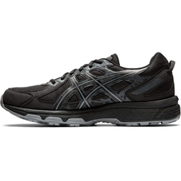 ASICS Mens Gel-Venture 6 Running Shoes, 9.5, Black/Black
