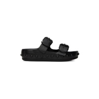 Black Natacha Ramsay Levi Edition Studded Two Sandals 231953F124007