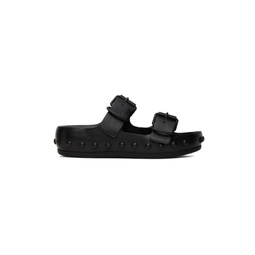 Black Natacha Ramsay Levi Edition Studded Two Sandals 231953F124007