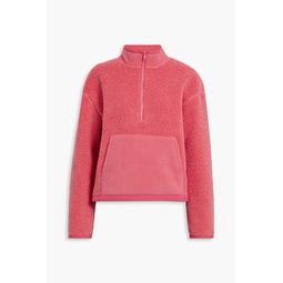 Fleece half-zip sweatshirt