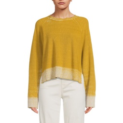 Ribbed Cashmere Blend Sweater