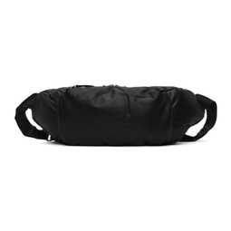 Black Synthetic Leather Waist Bag 241705M170000