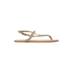 Beige Foot The Coacher Edition Belted Sandals 232484M234000